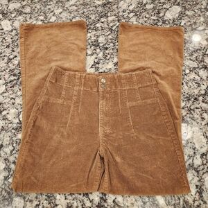 No Boundaries Brown Corduroy High Rise Flare Pants